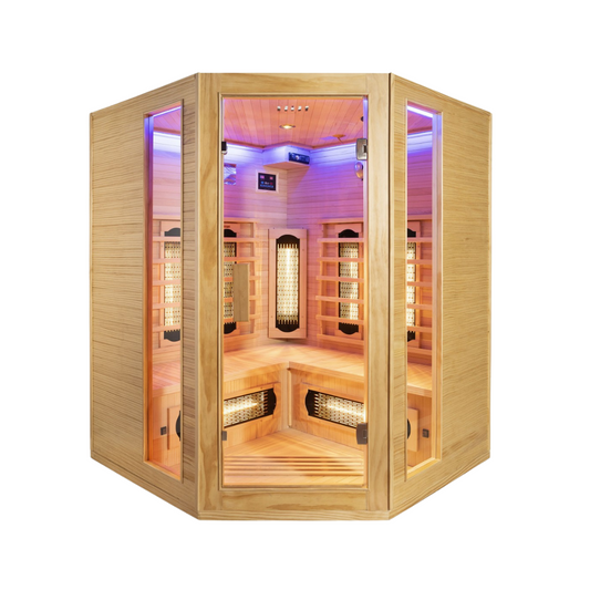 Sauna | Binnen | Volledig lichaam | 4 personen | Dharani® S4 | Global Relax® 