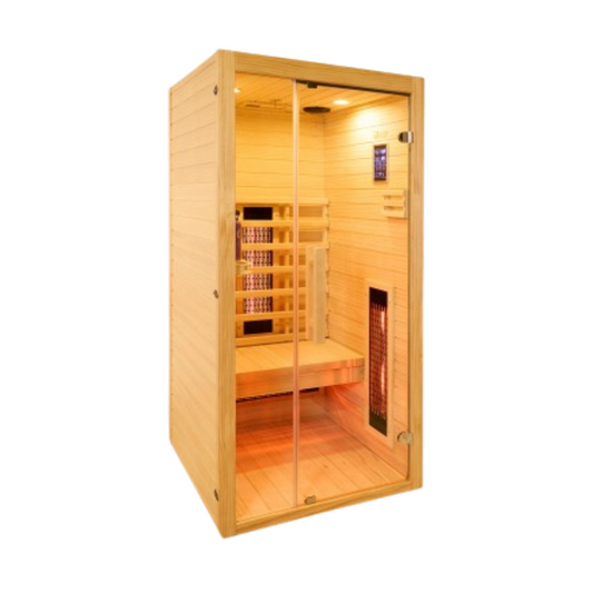 Sauna | Binnen | Volledig lichaam | 1 persoon | Dharani® S1 Premium | Global Relax®