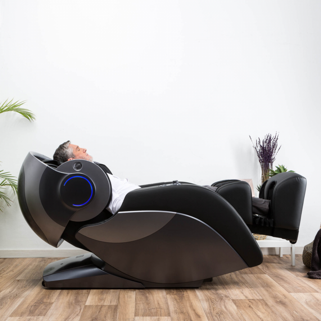 Massage Chair 5D | Black & Brown | Kronos® | Global Relax®