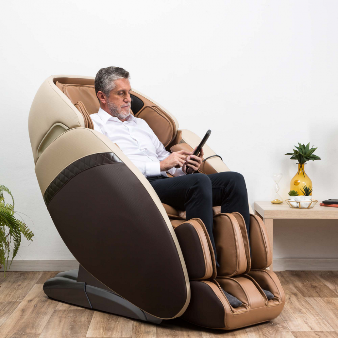 Massage Chair | Red & Brown | Satori® | Global Relax®
