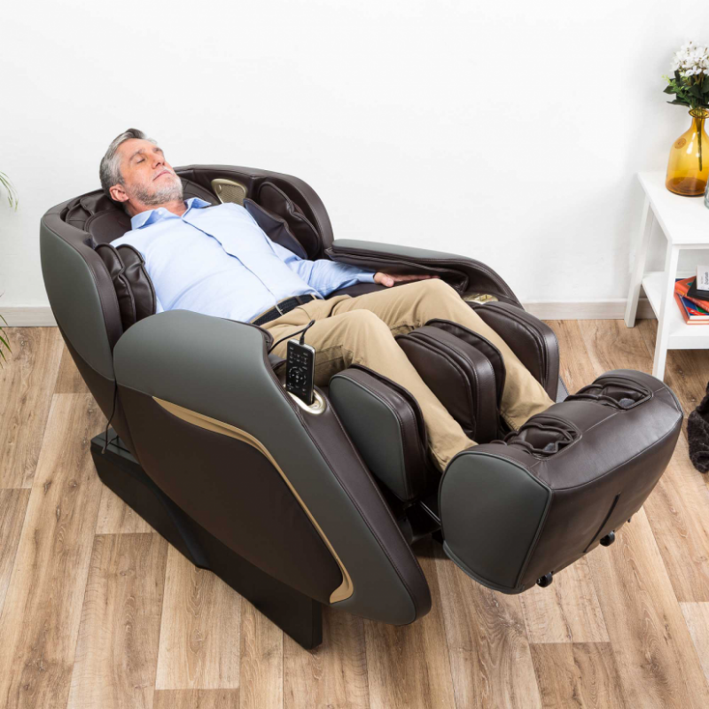 Massage Chair | Brown & Red | Ananda® | Global Relax®