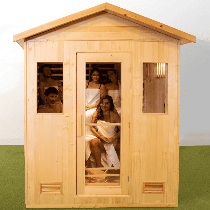 Sauna | Buiten | 4/5 personen | Dharani® S5 | Global Relax® 